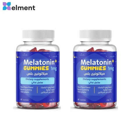 ميلاتونين بلس جاميز للنوم 60 قطعه حلوي عرض خاص 1+1