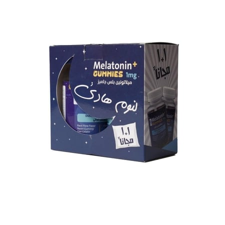 ميلاتونين بلس جاميز للنوم 60 قطعه حلوي عرض خاص 1+1