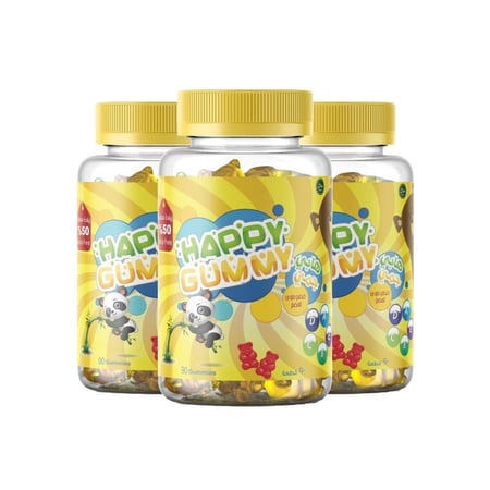 باقة فيتامين هابي جاميز فيتامينات متعددة للأطفال 90 حلوى 3 عبوات