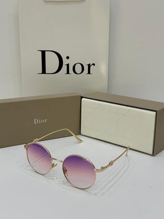 نظارة ديور فاخرة بإطار بدون إطار وعدسات داكنة 14