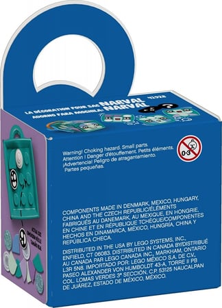 Lego Bag Tag Narwhal