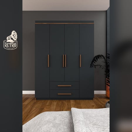 خزانة ملابس عصرية بتصميم بسيط وعملي مع جودة عالية بالخامات اشتري الان