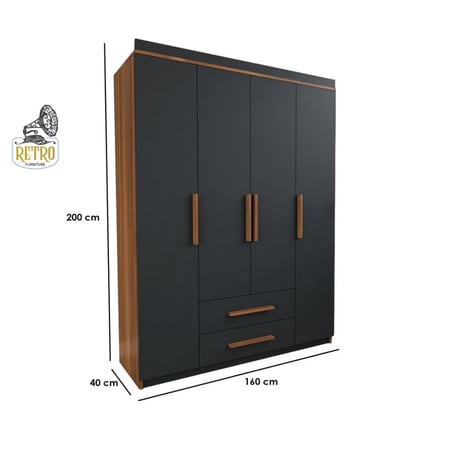 خزانة ملابس عصرية بتصميم بسيط وعملي مع جودة عالية بالخامات اشتري الان