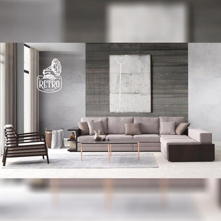 كنب زاوية بتصميم عصري من ريترو بأجود الخامات وبأسعار حصرية