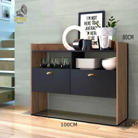 اقتن كوفي كورنر بتصميم عصري وأنيق مزود برفين لتخزين الادوات والمشروبات