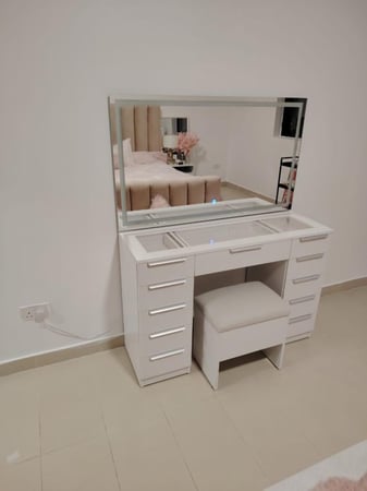 تسريحة موردن 120*140 -أبيض