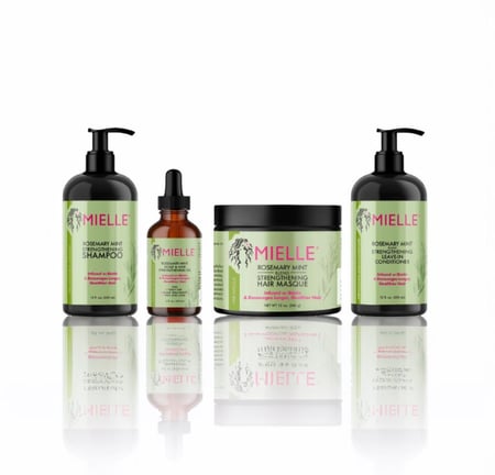 مجموعة العناية بالشعر بإكليل الجبل والنعناع من ميلي أورجانيكس