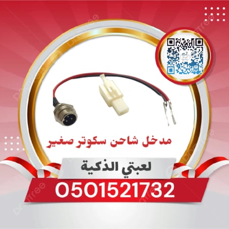 مدخل شاحن سكوتر صغير