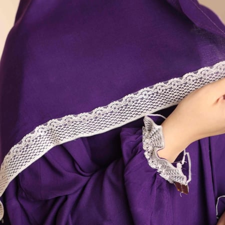 شرشف صلاة مرد (لف) سادة موف