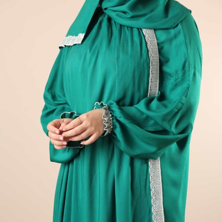 شرشف صلاة لف اخضر