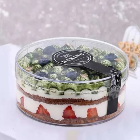 علب دائري اكريليك بالحبة