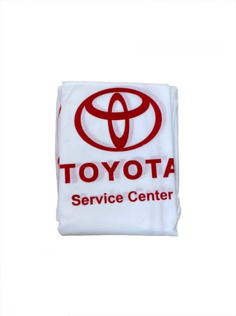 تلبيسه مقاعد تايوتا كتابه وشعار احمر