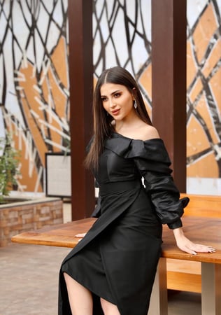 اجمل تصاميم فساتين سهره dress black