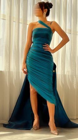 فستان سواريه أزرق