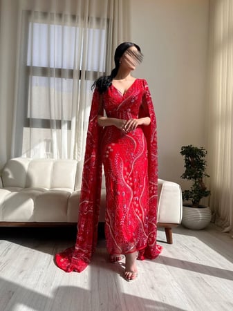 اجمل فساتين السهرة red dress