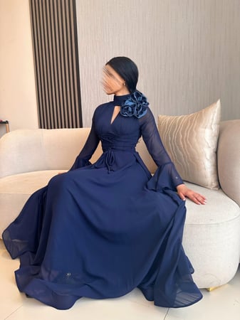 فساتين ازرق