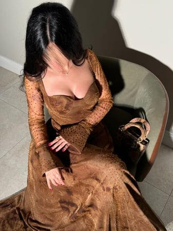 فساتين فاشن brown dress