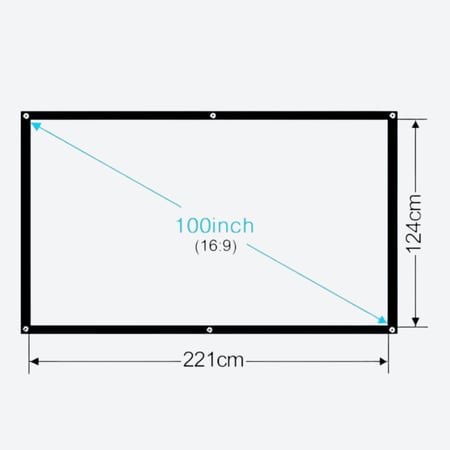 شاشة عرض بروجكتور متنقلة