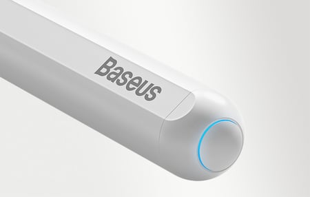 قلم ايباد سموث 2 يدعم الشحن اللاسكي - ابيض - Baseus