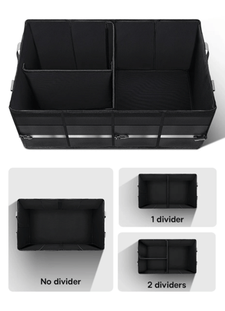 صندوق تخزين للرحلات سعة 60 لتر - أسود - Baseus