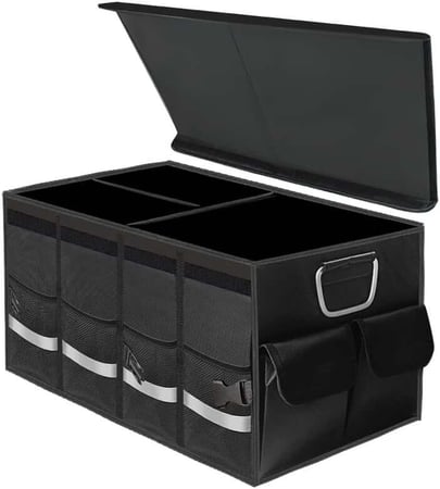 صندوق تخزين للرحلات سعة 60 لتر - أسود - Baseus