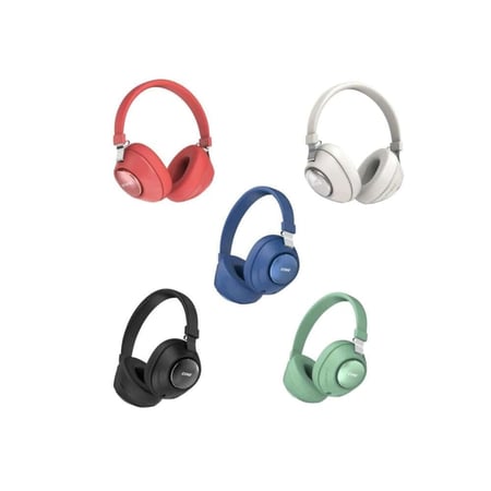 E-ONE - سماعه رأس لاسلكية بطارية يصل إلى 60 ساعة - متعددة الالوان