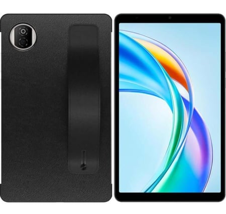 Honor - تابلت باد X7 بسعة 128 جيجا مع غطاء حماية - رمادي