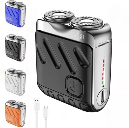 SHAVER - مكينة حلاقة كهربائية محمولة - متعدد الألوان