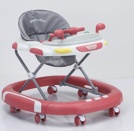 مشاية اطفال قابلة للطي مع أصوات موسيقى والعاب