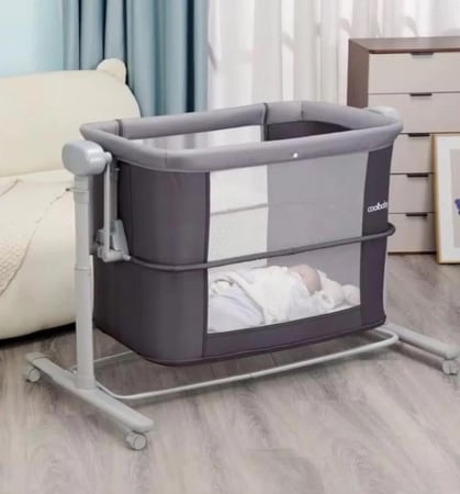 سرير جانبي كهربائي + محبس اطفال