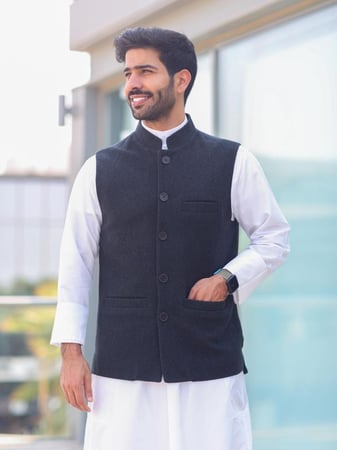 SR1 Vest Wool Green