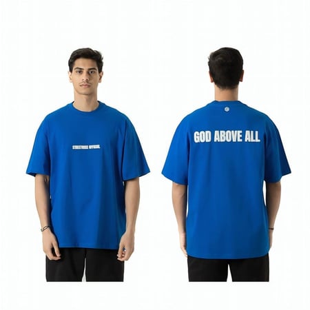 Streetwise - Blue Classic God Above All T-Shirt
