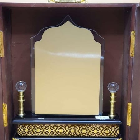 طباعة درع خشبي مذهب مع علبة خارجية