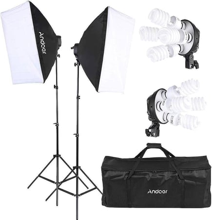 اضاءة تصوير سوفت بوكس  180w من شركة اندوير