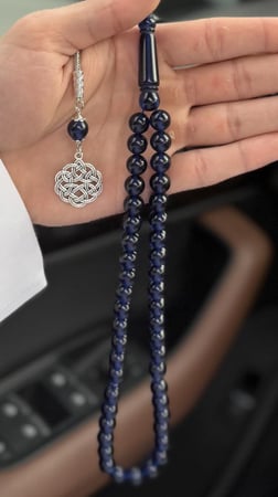 سبحة بكلايت كحلي حرباء - مناسب للإهداء