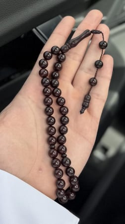 سبحة خشب الكوك | بني 33