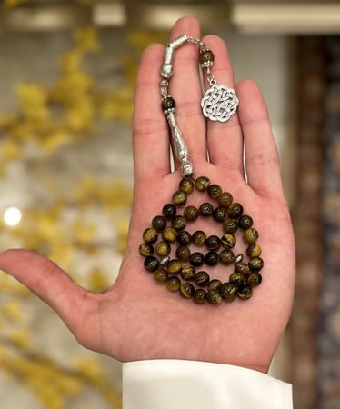 سبحة حجر عين النمر