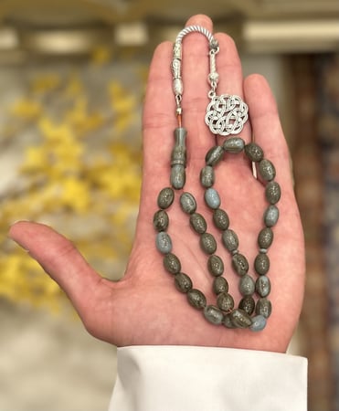 سبحة فاتوران رمادي مخلوط