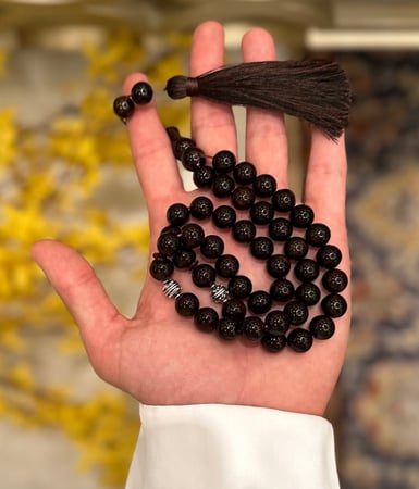 سبحة مسكي الماني بني داكن