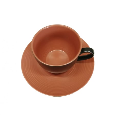 اكواب قهوة بني