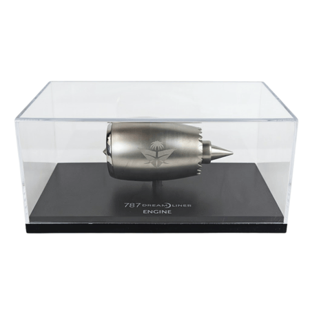 مجسم محرك طائرة " Boeing 787 Dreamliner " - فضي