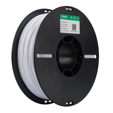 filament فلمنت  eSUN PLA Basic Cold White high speed سرعة عالية