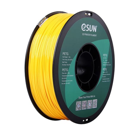 filament فلمنت eSUN PETG Solid Yellow