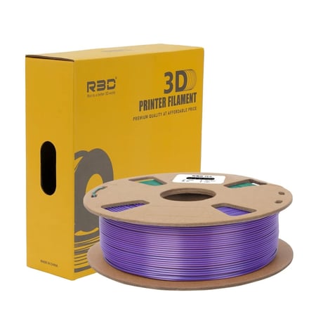 R3D Magic PLA Tri Color (Green- Purple- Copper) 3D Printing Filament 1.75Ø, 1kg