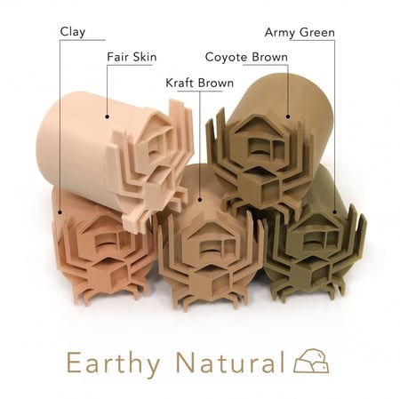 SpiderMaker Matte PLA (Kraft Brown) 3D Filament 1.75Ø, 0.7kg