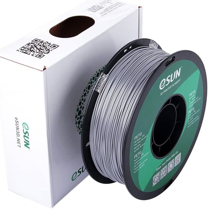 filament فلمنت eSUN PETG Solid Silver