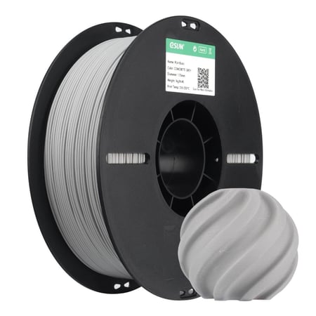 eSUN PLA Basic (Concrete Grey) 3D Filament 1.75Ø, 1kg