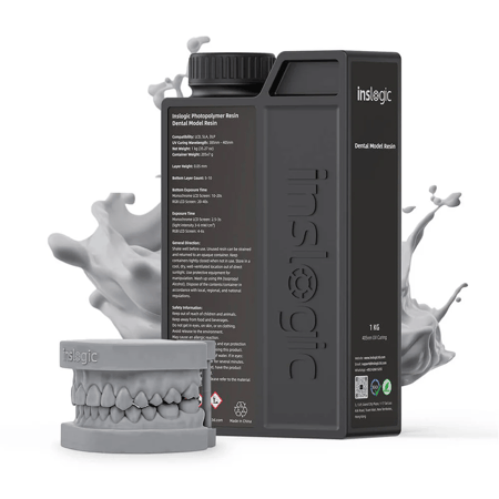 Inslogic Dental Model Resin For LCD 3D Printers, 1kg