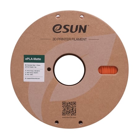 filament فلمنت  eSUN PLA-Matte Tangerine