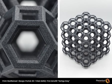 Fillamentum PLA Extrafill (Vertigo Grey) 3D Printing Filament 1.75Ø,  750g